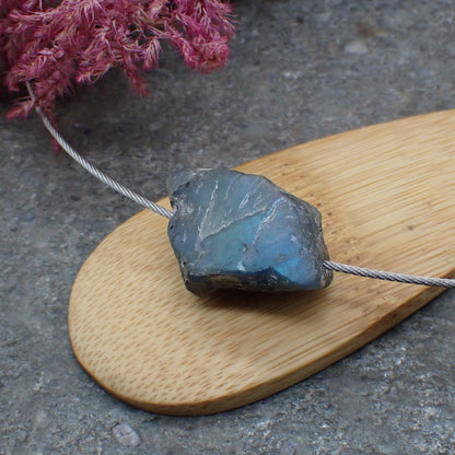 Ruwe Labradoriet Ketting