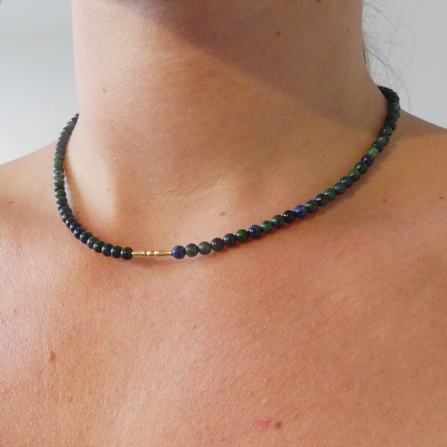 Stenen Ketting - Chrysocolla