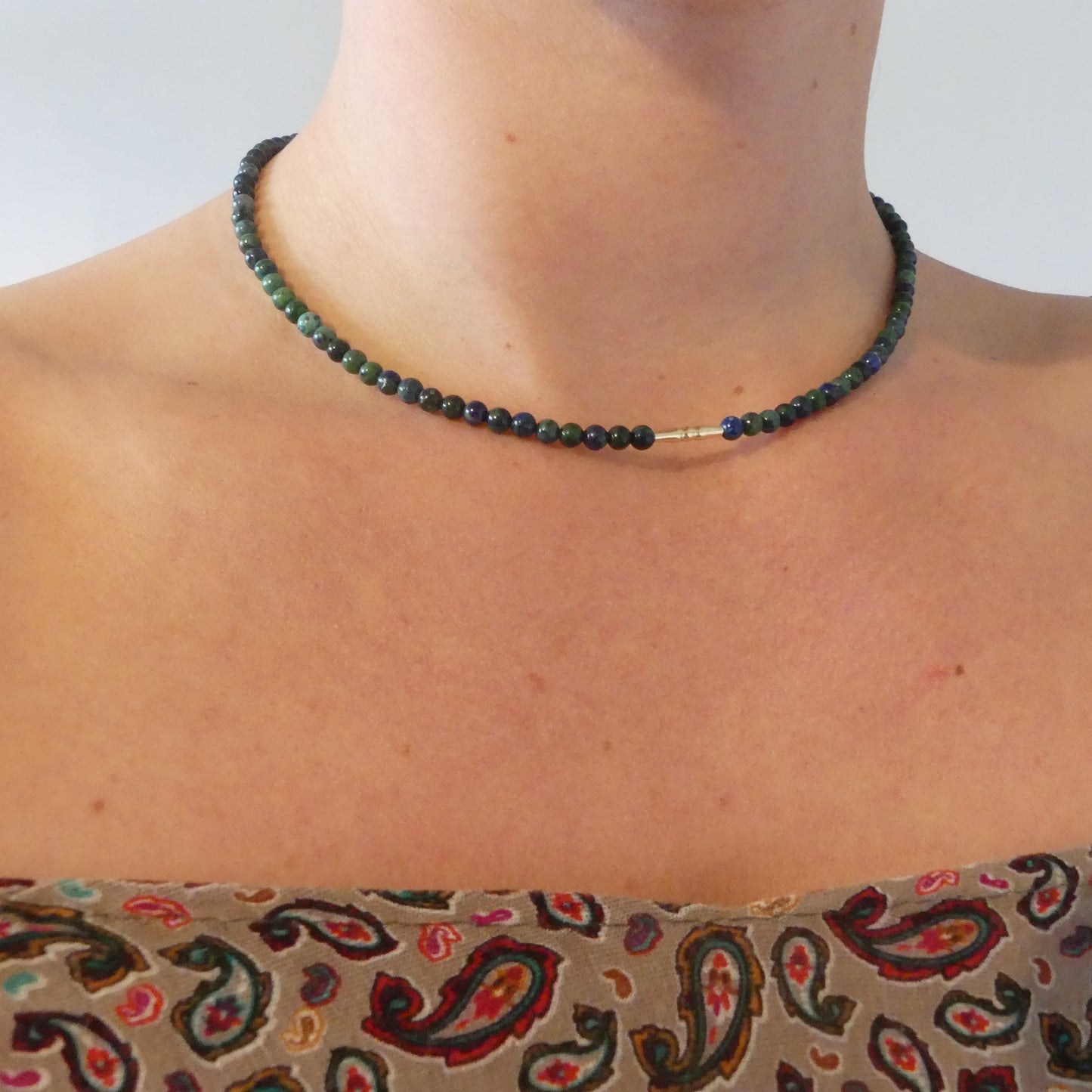 Stenen Ketting - Chrysocolla