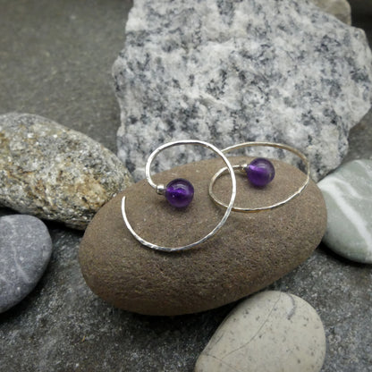 Spiral Ear Cuddles - Amethyst