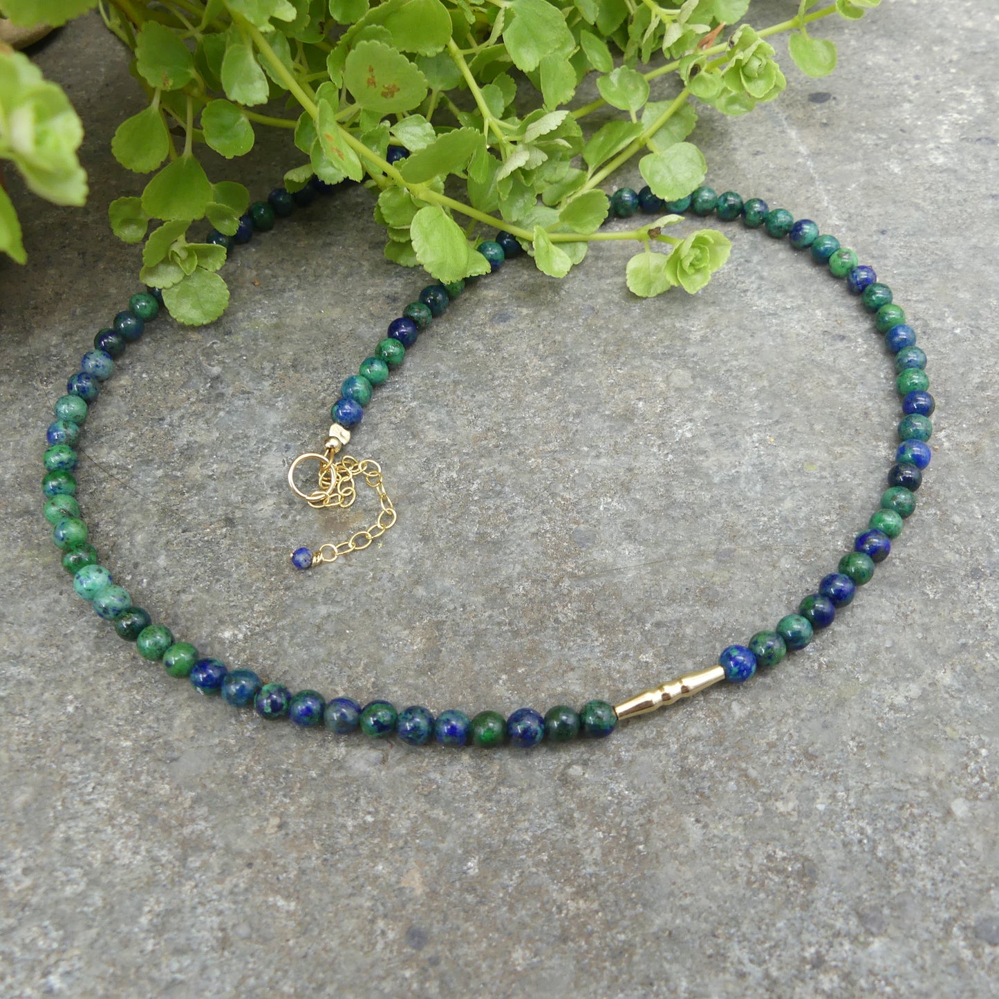 Stenen Ketting - Chrysocolla