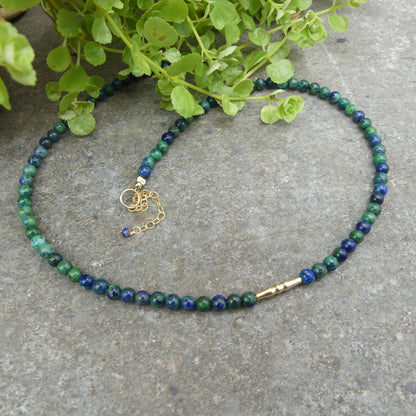 Stenen Ketting - Chrysocolla