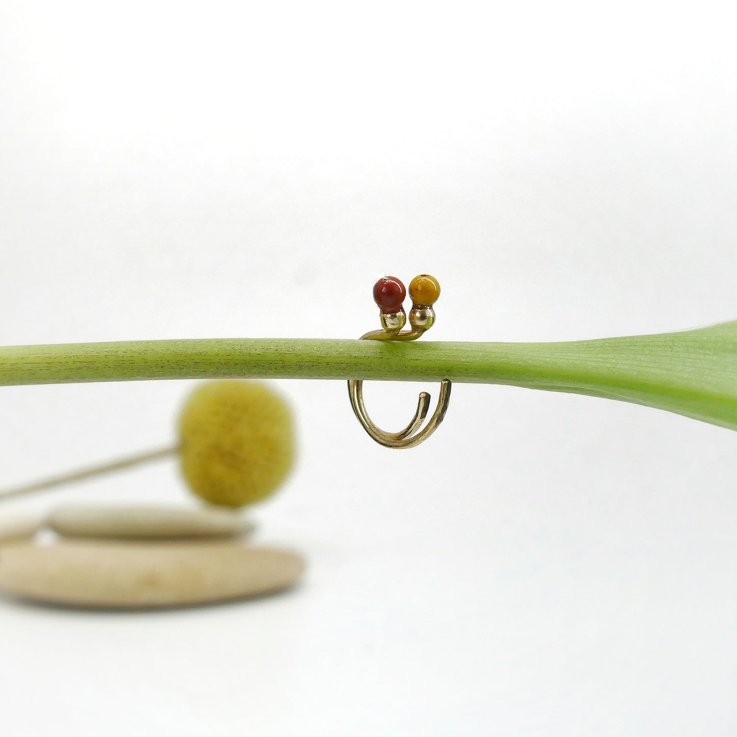 Mini Oorknuffel - Jaspis